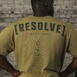 RESOLVE OVERSIZED SMĖLIO SPALVOS MARŠKINĖLIAI